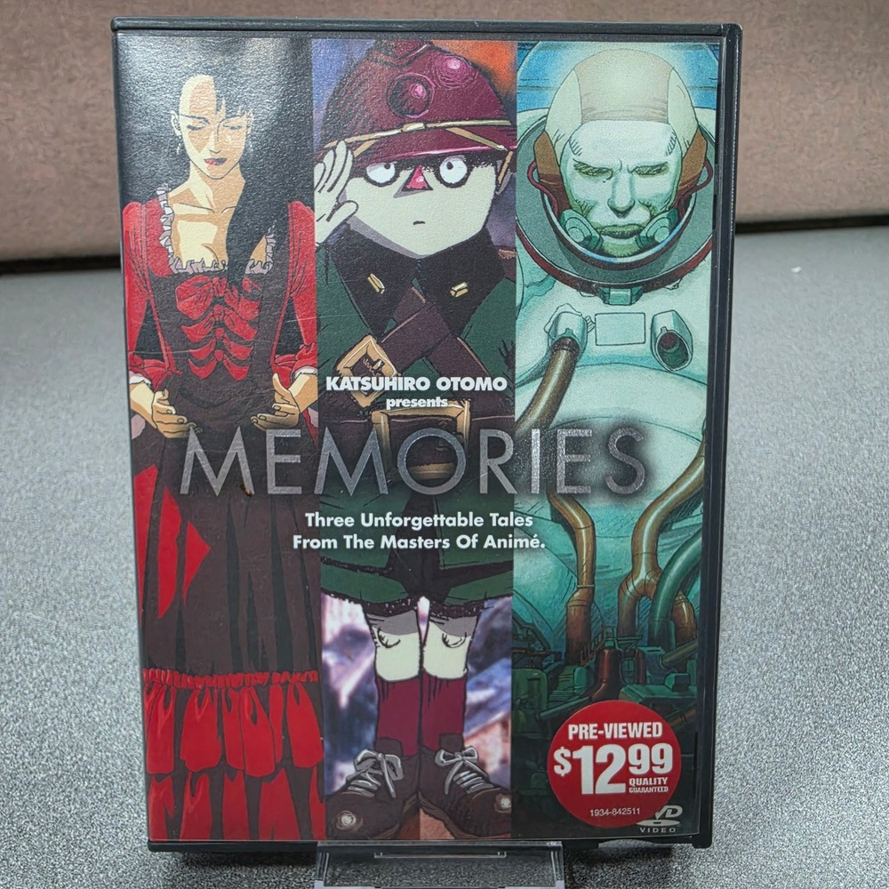 Memories DVD Katsuhiro Otomo Anime Movie Black Blockbuster Video Edition